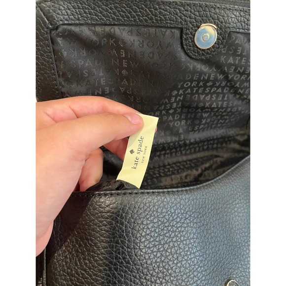Kate Spade Chester Street Miri Black Pebble Leather Shoulder Bag or Crossbody - Picture 6 of 12